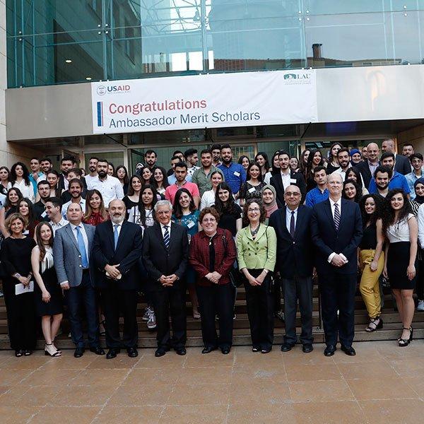 USAID and LAU Celebrate Graduating Ambassador Merit Scholars